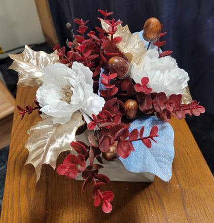 Burgundy and Blue Bounty
