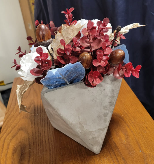 Burgundy and Blue Bounty