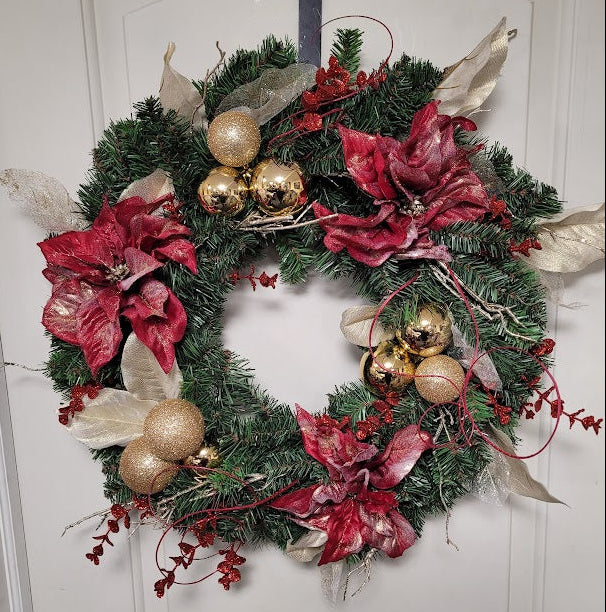 Classic Colors Winter Wreath