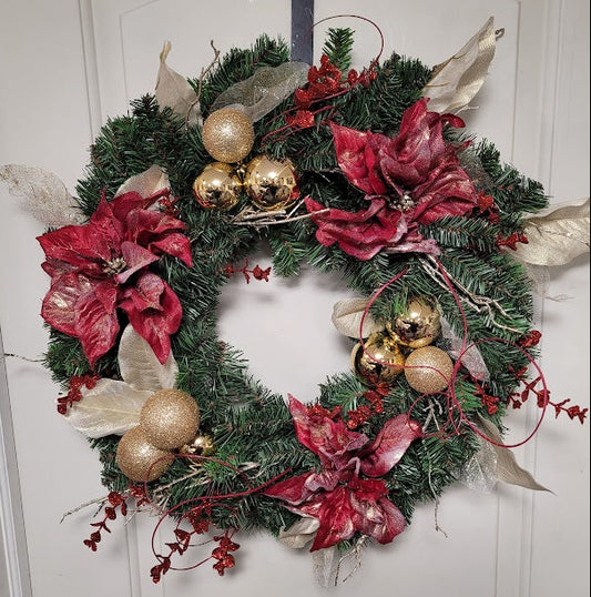 Classic Colors Winter Wreath