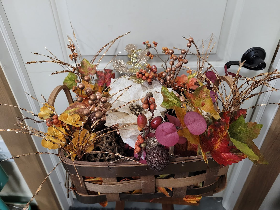 Fall Foliage Basket