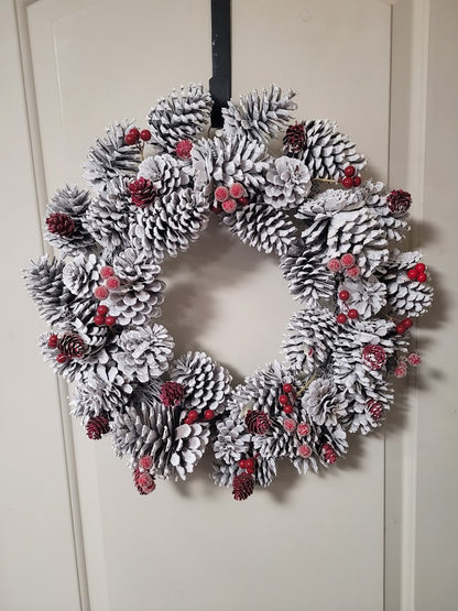 Winter Pinecone Wreath